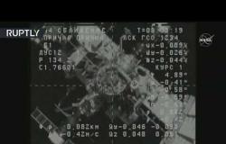شاهد التحام مركبة "بروغريس" بمحطة الفضاء الدولية بعد تحطم أعلى سرعات الوصول إلىها