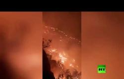 إيران.. النيران تلتهم مئات الهكتارات في غابات جبال زاغروس