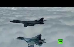 مقاتلات حربية روسية تعترض قاذفات أمريكية فوق بحري البلطيق والأسود