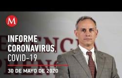 Informe diario por coronavirus en México, 30 de mayo de 2020