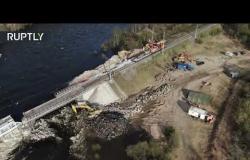 انهيار جسر وإعلان الطوارئ بمقاطعة مورمانسك شمال غرب روسيا