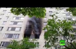 انفجار وحريق يخلف قتيلا داخل عمارة سكنية في موسكو