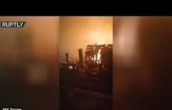 مصرع أربعة أطفال في حريق في بلدة سيبيرية