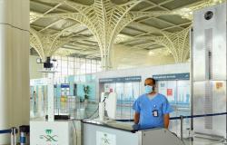 مطار الأمير محمد بن عبدالعزيز بالمدينة يواصل الإجراءات الوقائية للرحلات
