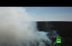 موجة حر تتسبب بحرائق في غابات سيبيريا