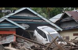 فيضانات تقتل عشرات في إندونيسيا وتخلف دمارا