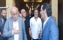 جنبلاط ونجله يزوران سعد الحريري للاطمئنان عليه