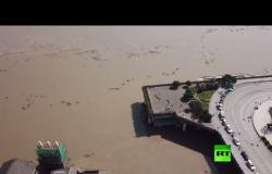 مشاهد جديدة لفيضان نهر يانغتسي في الصين