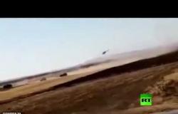 فيديو اخر لحادث تصادم بين القوات الروسية والأمريكية في سوريا