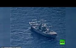 استهداف سفينة حربية أمريكية بضربات صاروخية أثناء التدريبات في المحيط الهادئ