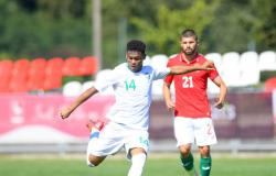 "الأخضر الشاب" يخسر ثاني مواجهاته في الدورة الدولية الودية أمام بلغاريا