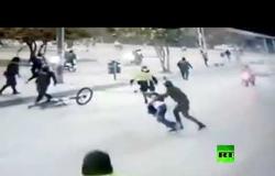فيديو يوثق وحشية شرطة كولومبيا جراء الاحتجاجات