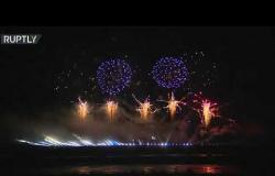 روسيا: سماء موسكو تتألق في مهرجان الألعاب النارية