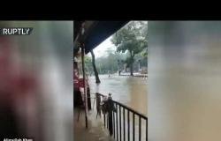 فيضانات في مومباي الهندية بعد أمطار غزيرة هناك