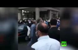 احتجاج للعاملين في مشفى إيراني