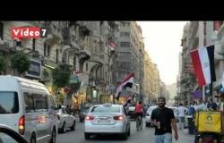 شباب بالدراجات البخارية تحمل أعلام مصر تؤيد الرئيس