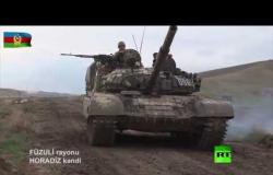 الجيش الأذربيجاني يظهر دبابات استولى عليها في قره باغ