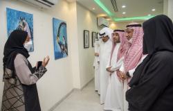 "الشادي" يفتتح مشروع ومعرض "شباب جسفت" بجمعية الفنون التشكيلية في الرياض