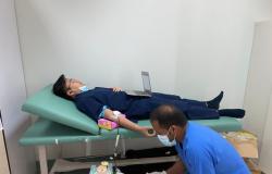 جامعة الراجحي تختتم حملتها للتبرع بالدم بمشاركة الطلاب