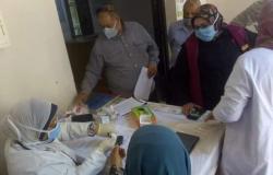 فحص ألف مواطن خلال قافلة طبية مجانية في بني سويف