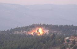 قصف روسي جوي وصاروخي بعيد المدى على غرب إدلب