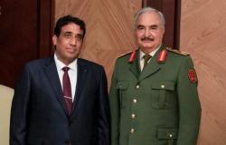 "حفتر" يعلن دعمه للمجلس الرئاسي الليبي الجديد