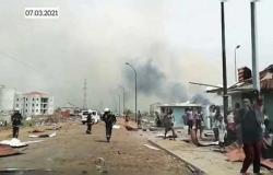 بالفيديو.. مقتل 20 شخصاً في سلسلة انفجارات بمدينة باتا بغينيا الاستوائية