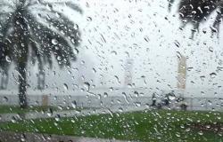 أمطار متوسطة الى غزيرة وتساقط البرد  على منطقة الباحة.. تستمر إلى 9 مساءً