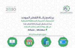 37  جمعية و127 مركزًا بالشرقية تستقبل "زكاة الفطر" عبر رابط إلكتروني موحد