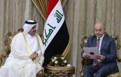 "صالح": العراق عنصر مهم لأمن المنطقة واستقرارها