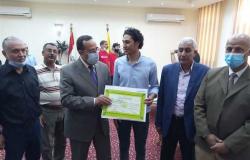 محافظ شمال سيناء يكرم ذوى الإعاقة الفائزين في كأس مصر لألعاب القوى