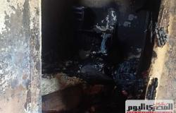 جهاز العروسة اتحرق.. تفاصيل اشتعال النيران في شقة إمبابة (صور)