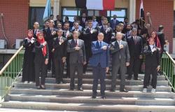 رئيس جامعة سوهاج يشارك اتحاد الطلاب الاحتفال بـ«30 يونيو»