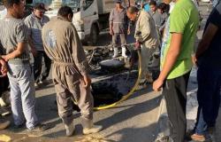 محافظ القاهرة يتابع إصلاح الهبوط الأرضي برمسيس