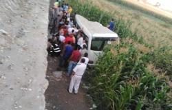 إصابة 16 عاملا في انقلاب أتوبيس عند نزلة الطريق الإقليمي بالباجور