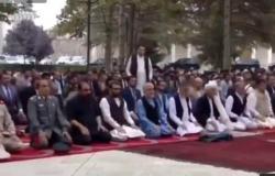 بالفيديو.. دوي صواريخ قرب القصر الرئاسي في كابل وقت صلاة العيد