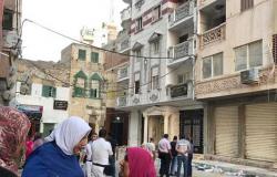 تضامن الإسكندرية: تجهيز مدرسين و65 سريرا لمتضررى عقار السيالة المائل