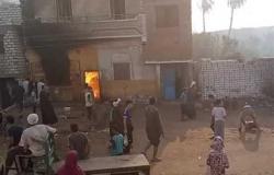 إخماد حريق بمخبز بلدي بقرية الشيخ فضل في المنيا