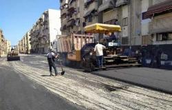 محافظ بورسعيد: استمرار أعمال رفع كفاءة الشارع الفاصل بين مساكن الرحاب القديمة ومساكن السيدة نفيسة