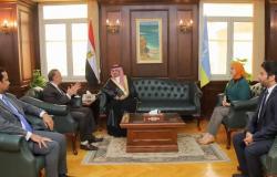 قنصل السعودية الجديد يلتقي محافظ الإسكندرية لبحث تعزيز التعاون بين الجانبين (صور)