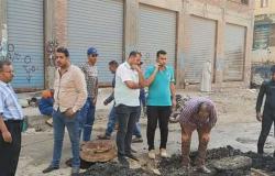 رئيس مدينة دسوق يتابع أعمال النظافة بالمدينة