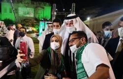 السفارة السعودية بالقاهرة تحتفل باليوم الوطني 91 بمشاركة المواطنين.. و"سبق" ترصد