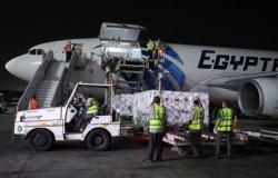 الصحة: استقبال 1.5 مليون جرعة من لقاح أسترازينيكا بمطار القاهرة (صور)