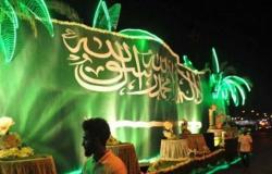 اليوم الوطني للمملكة العربية السعودية .. اللون الأخضر في كل مكان