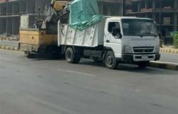 رفع وإزالة 160 طنا من القمامة والمخلفات بمدينة بني سويف