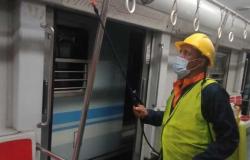 مترو الانفاق يواصل الإجراءات الاحترازية ضد انتشار الموجه الرابعة لفيروس كورونا