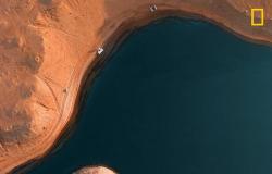 "جبل داخل بحيرة دومة الجندل".. صورة جوية رائعة لـ "ناشيونال جيوغرافيك"