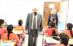 قيادات «تعليم الإسكندرية» تتابع المدارس: تطهير الأيدي وارتداء الكمامة للمنتسبين (صور)