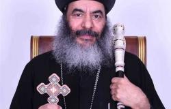 الكنيسة تعلن موعد جنازة الأنبا كاراس الأسقف العام لإيبارشية المحلة الكبرى