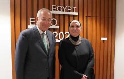 «جامع» تتفقد الجناح المصري بـ«إكسبو دبي».. وتلتقي رئيس «اقتصادية قناة السويس»
